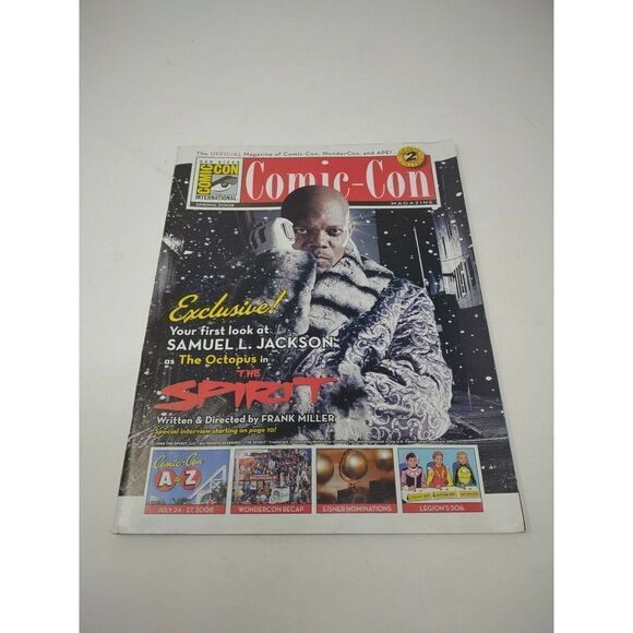 Comic Con Magazine Spring 2008 Samuel L Jackson The Official Magazine - Picture 1 of 7